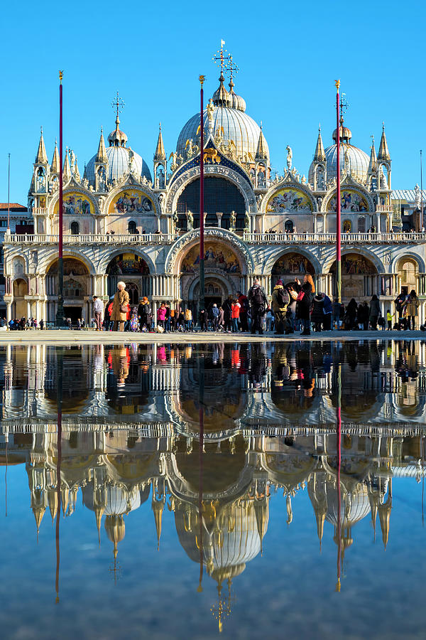 Venice, St Mark's Cathedral, Italy Digital Art By Franco Cogoli - Fine 