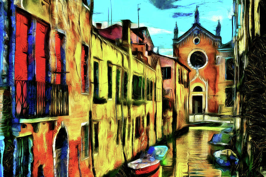 Venice Street Italy by Mad Artist Venice Street Italy by Mad Artist