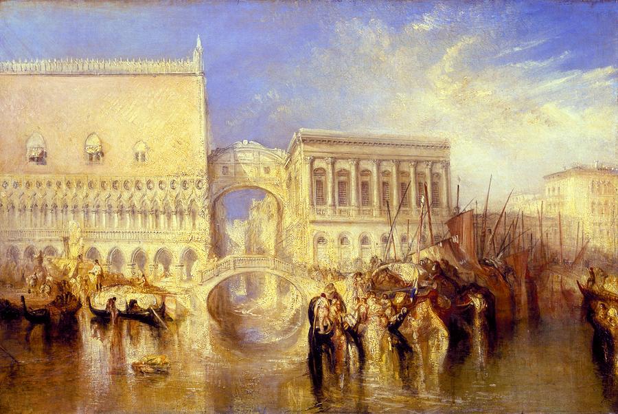 Venice, the Bridge of Sighs - Digital Remastered Edition Painting by William Turner