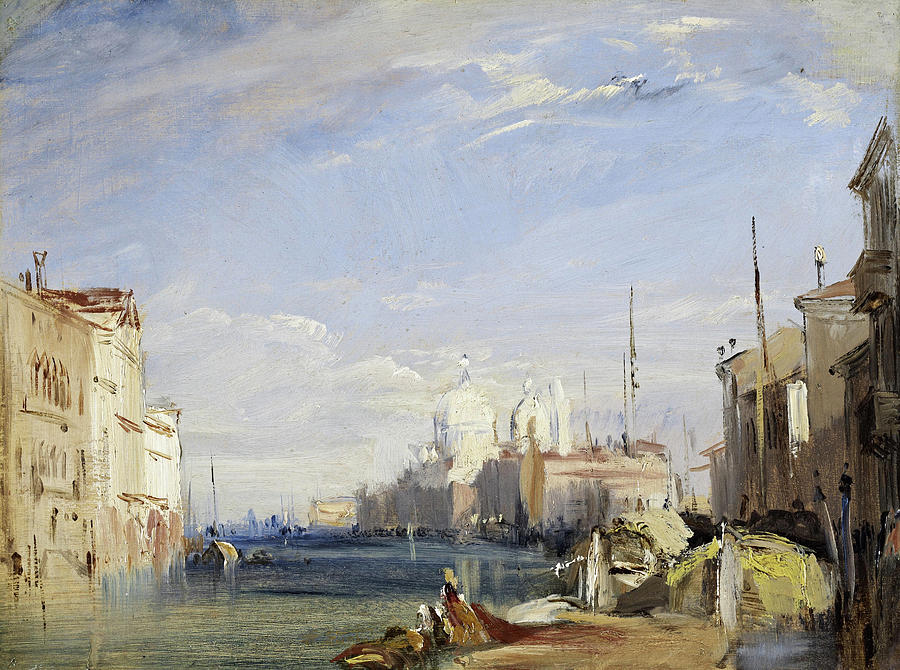 Venice - The Grand Canal, 1826 Painting by Richard Parkes Bonington ...