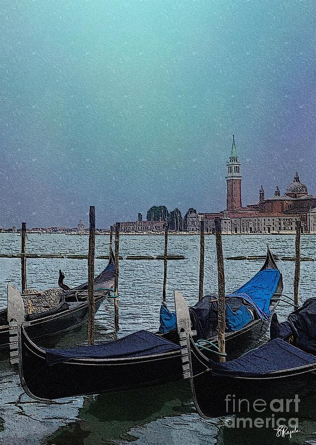 Venice Twilight Digital Art by Diana Rajala