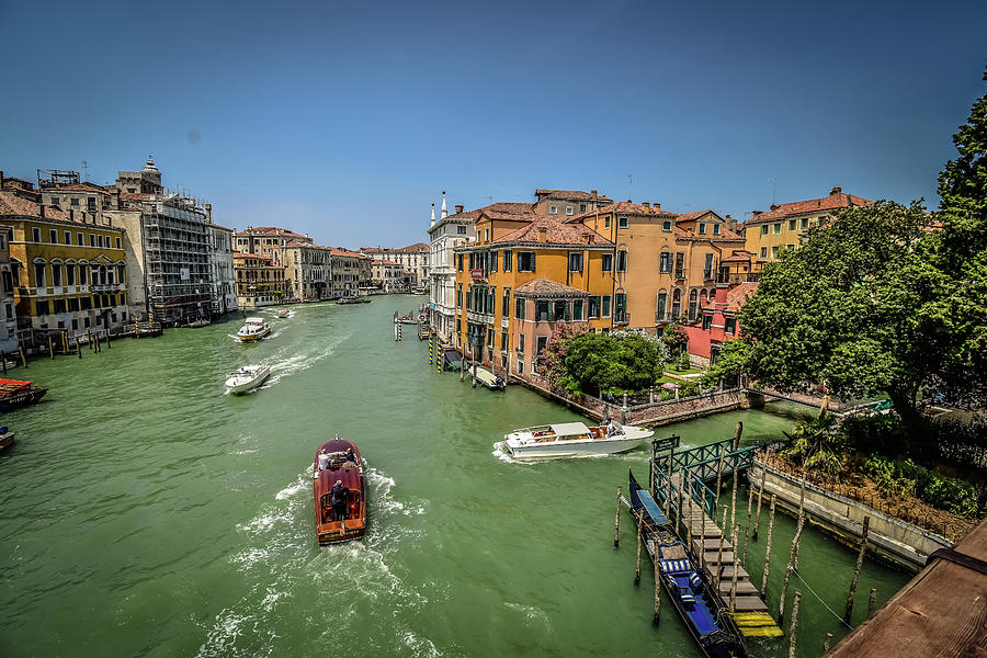 Venice Waterway Photograph by Bill Howard