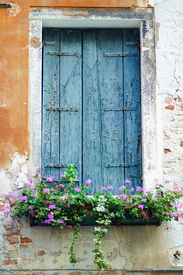 Venice Window Photograph by Lindley Johnson