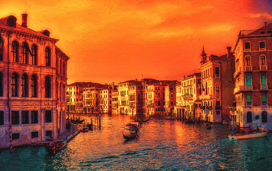 Venicean Sunset - DWP2451047 Photograph by Dean Wittle