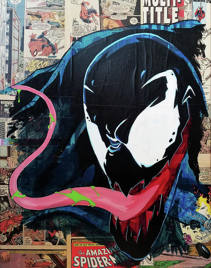 Venom Collage 2 Mixed Media By Kyle Willis - Fine Art America