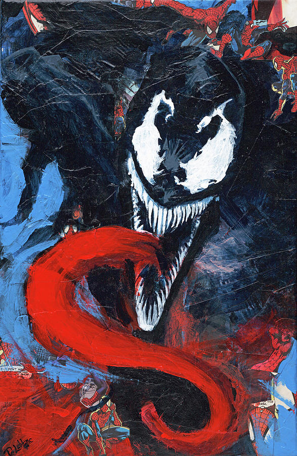 Venom acrylic painting