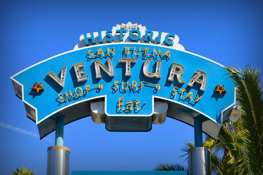 Ventura Sign Photograph by Glenn McCarthy Art and Photography