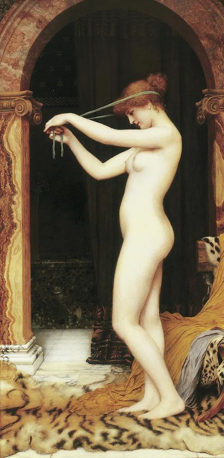 Nude Painting - Venus by John William Godward