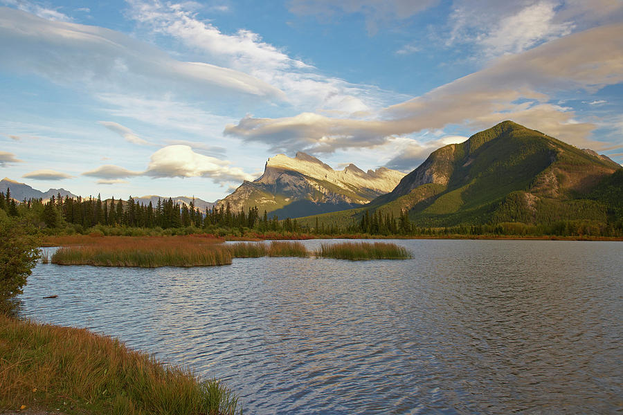 Vermillion Lakes And Mount Rundle, Banff, Banff National Park, Rocky ...