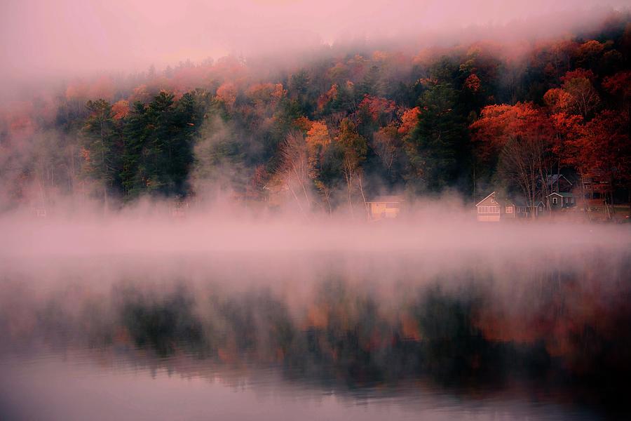 Vermont Autumn Morning Photograph