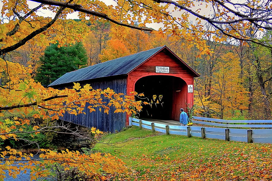 Vermont Covered Bridge Photograph by Joseph Bankowski - Fine Art America