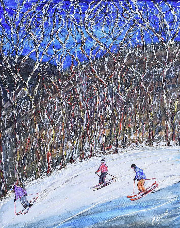 Vermont, Killington Ski Print Painting by Pete Caswell