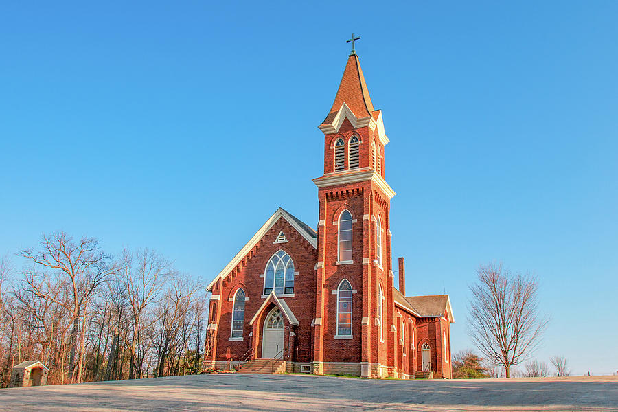 Vermont Lutheran Church Photograph by Todd Klassy