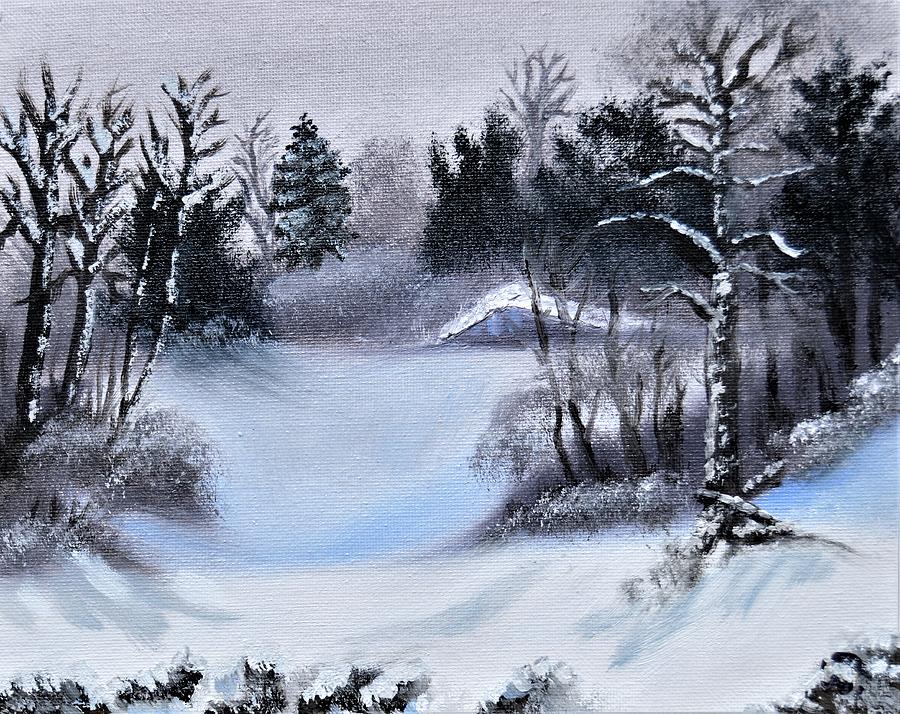 Vermont Snow Painting by Warren Thompson