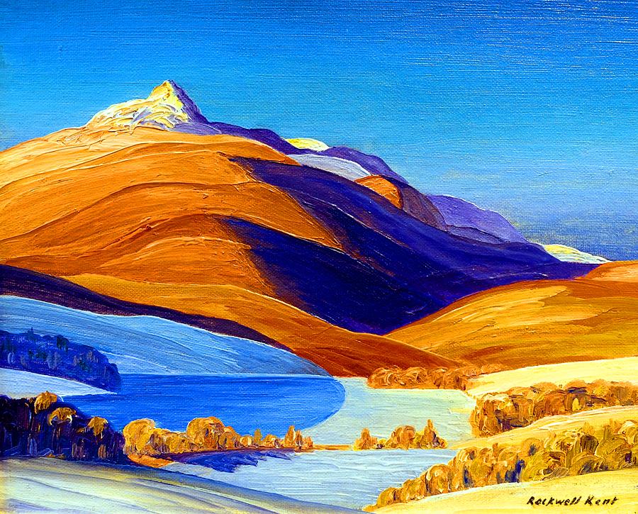 Mountain Painting - Rockwell Kent - Vermont Study by Jon Baran