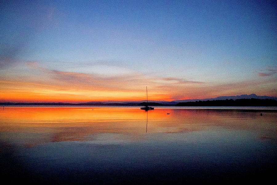 Vermont Sunrise Lake Champlain 2859 Photograph by Mark Holden - Fine ...