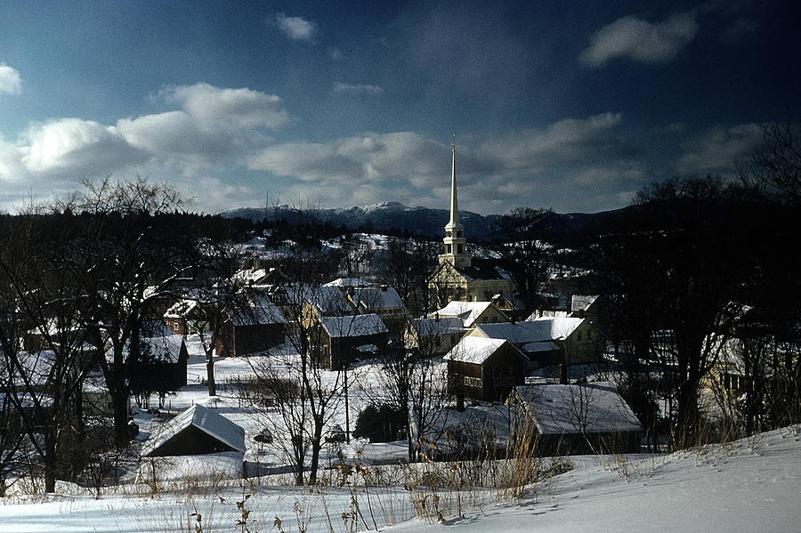 Vermont Village Photograph by Michael Ochs Archives