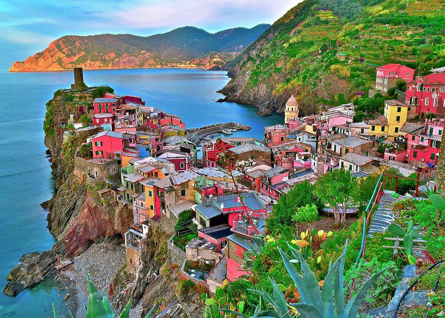 Vernazza Photograph - Vernazza Backside 2019 by Frozen in Time Fine Art Photography Vernazza Photograph - Vernazza Backside 2019 by Frozen in Time Fine Art Photography