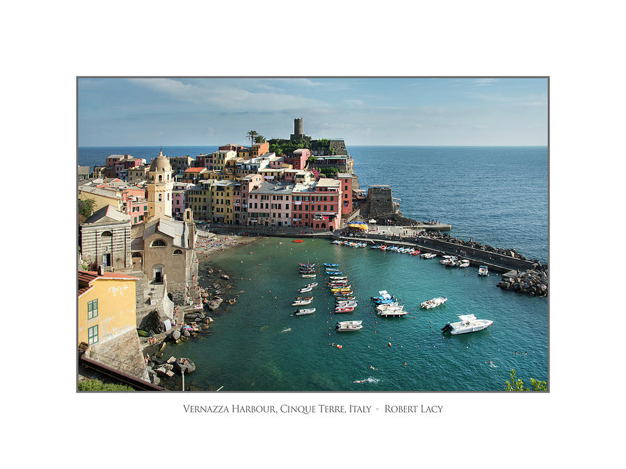 Vernazza Harbour Photograph
