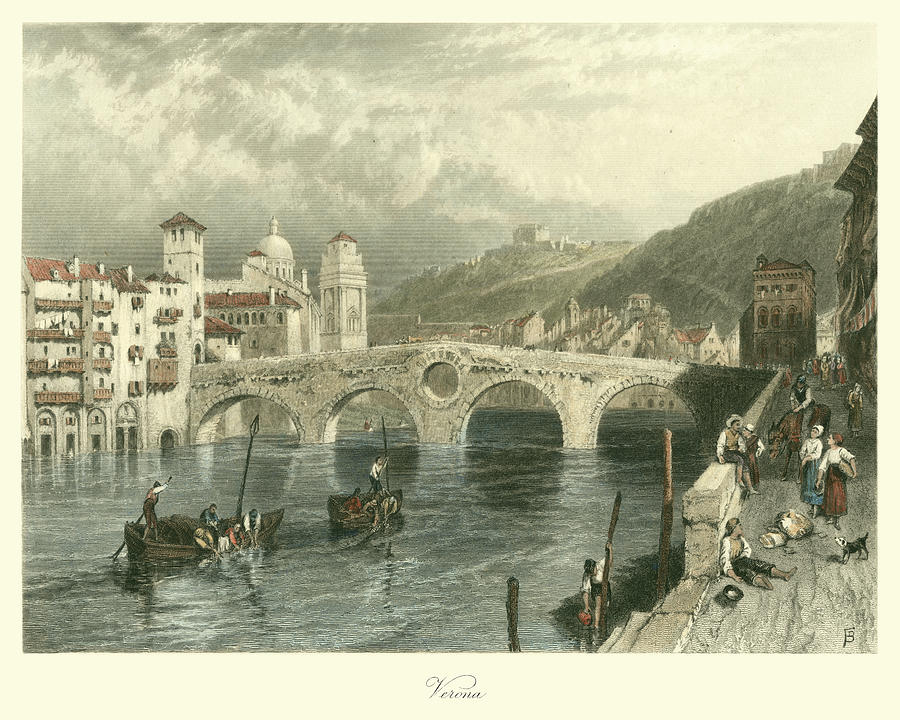 Verona Painting by Birke/foster