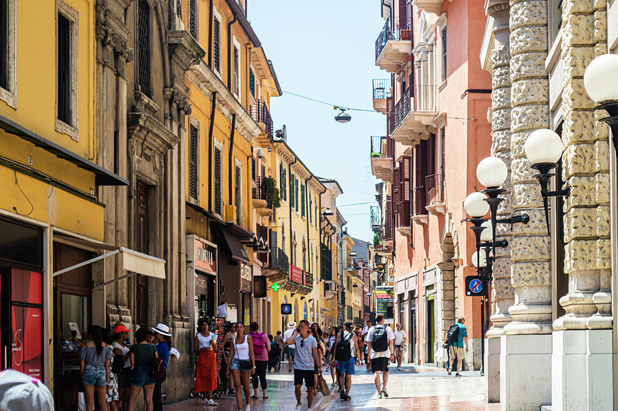 Verona Street Scene Photograph