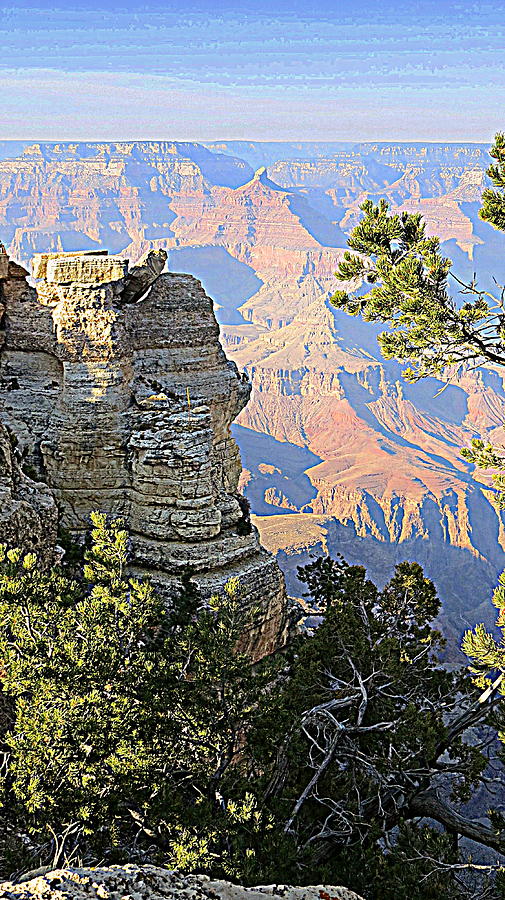 Vertical View Of The Grand Canyon Photograph by Kay Novy