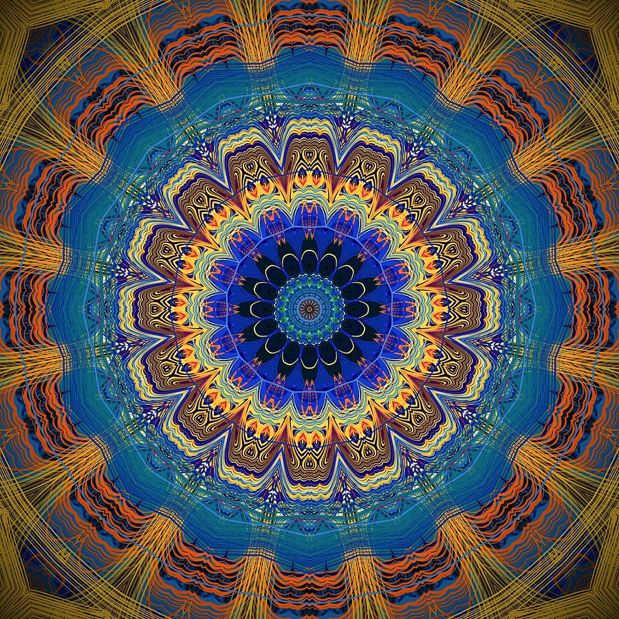 Very Bohemian Mandala Digital Art