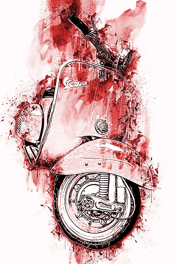 Vespa Scooter - 12 by Andrea Mazzocchetti Vespa Scooter - 12 by Andrea Mazzocchetti