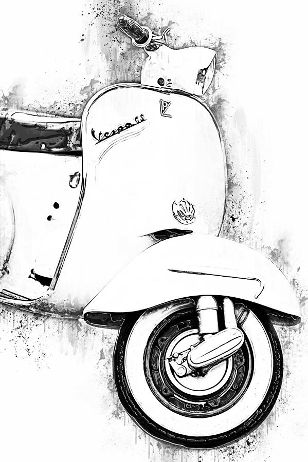 Vespa Scooter - 17 by Andrea Mazzocchetti Vespa Scooter - 17 by Andrea Mazzocchetti