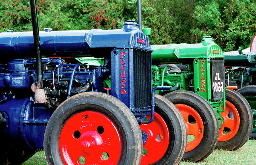 Veteran Fordson tractors Photograph by Seeables Visual Arts
