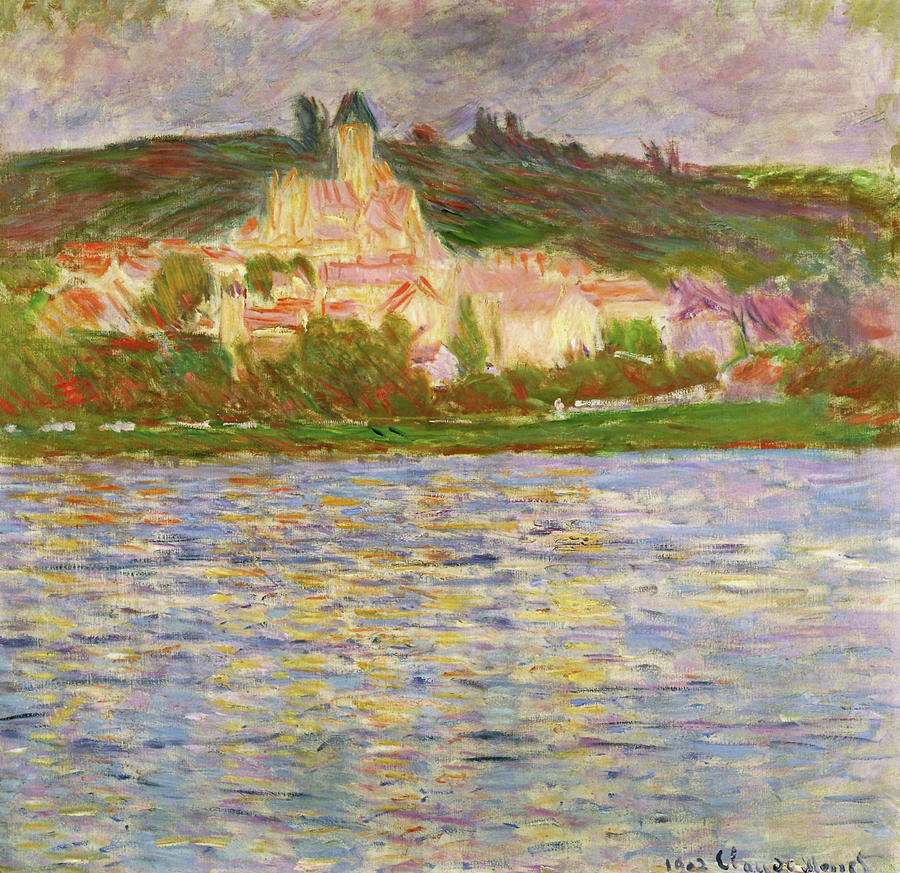 Claude Monet Painting - Vetheuil, 1902 - Digital Remastered Edition by Claude Monet