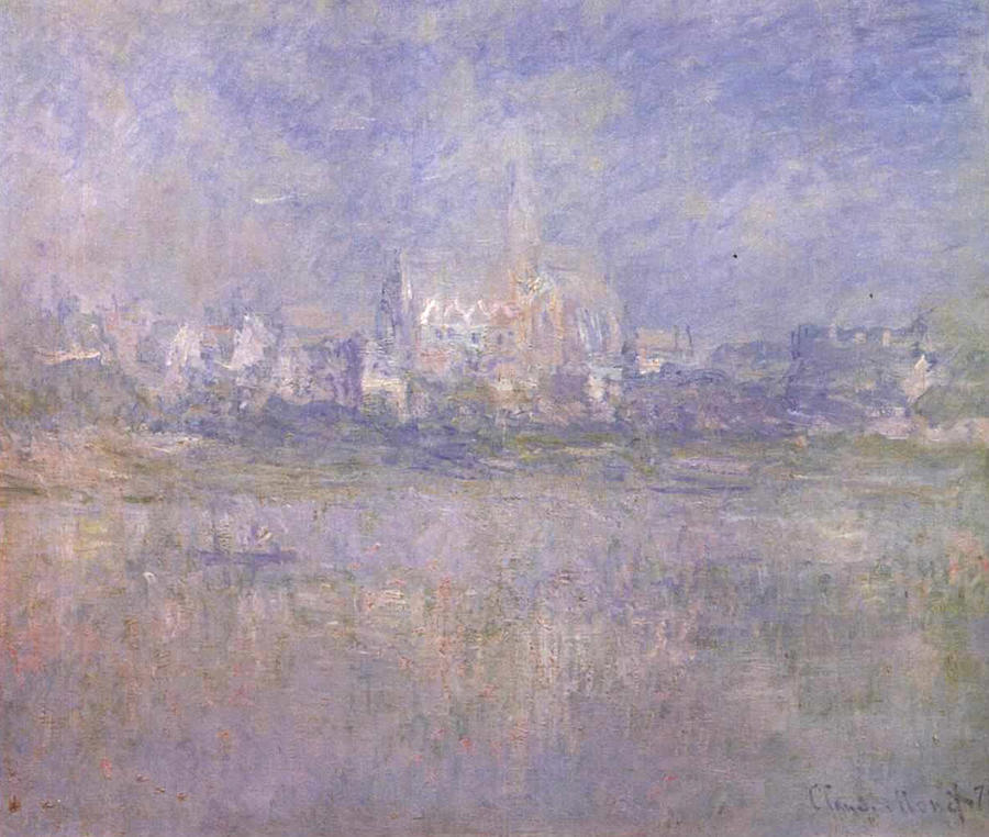 Vetheuil In The Fog Painting