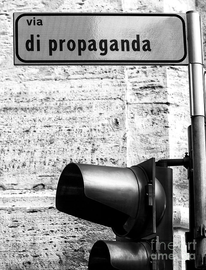 Via di Propaganda in Rome Photograph by John Rizzuto
