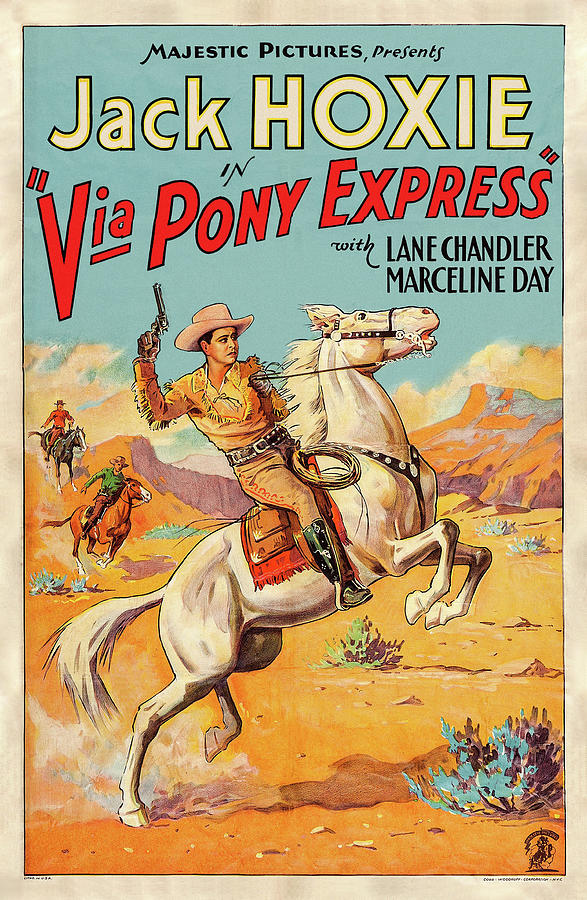 Via Pony Express Painting by Unknown Via Pony Express Painting by Unknown