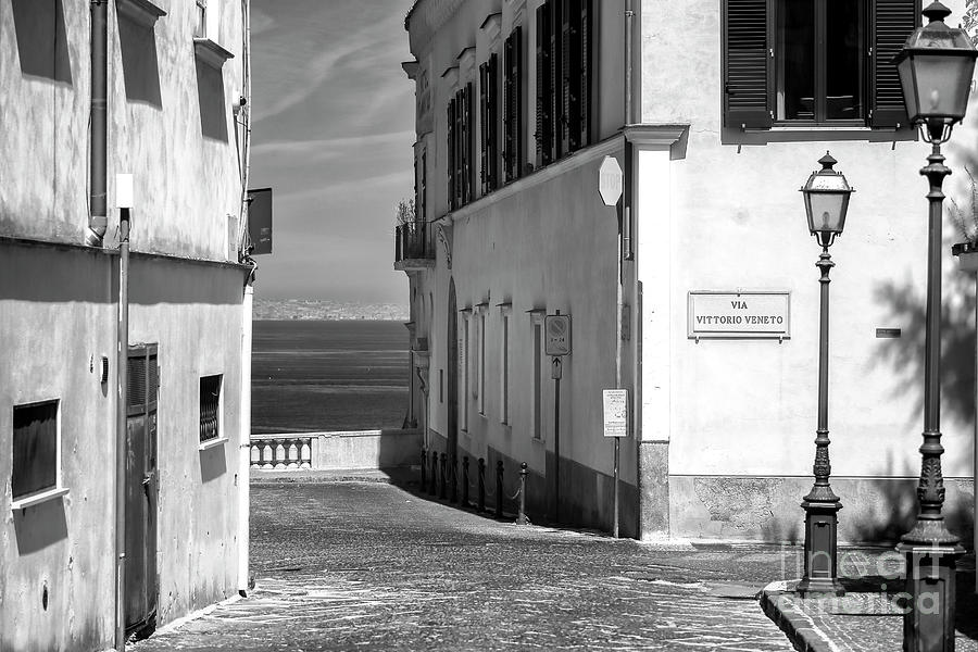 Via Vittorio Veneto Sorrento Infrared Photograph by John Rizzuto