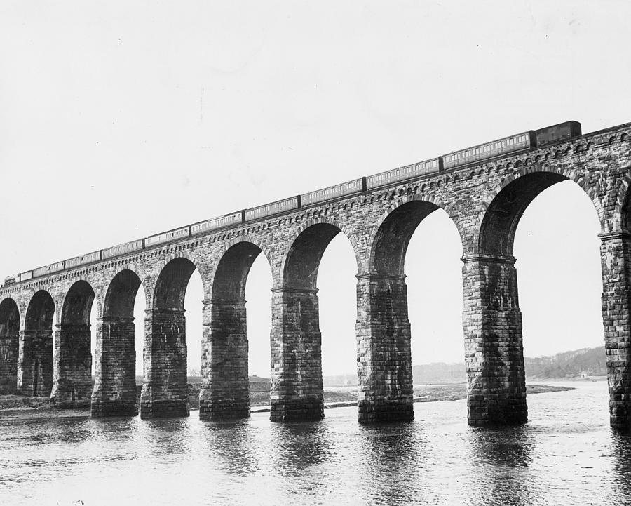 Viaduct Photograph by Fox Photos