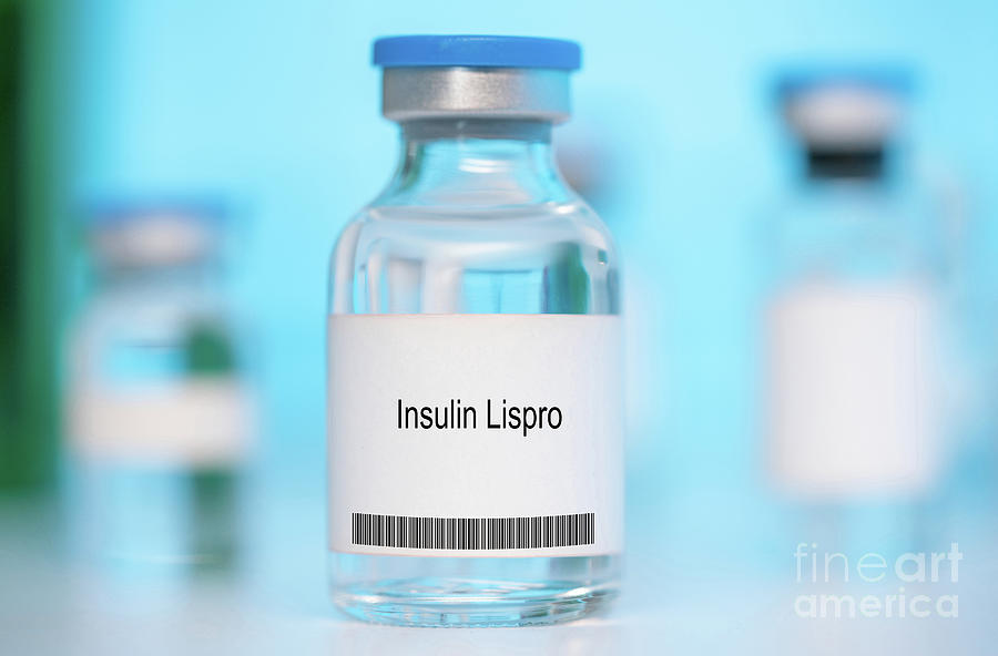 Vial Of Insulin Lispro By Wladimir Bulgar/science Photo Library