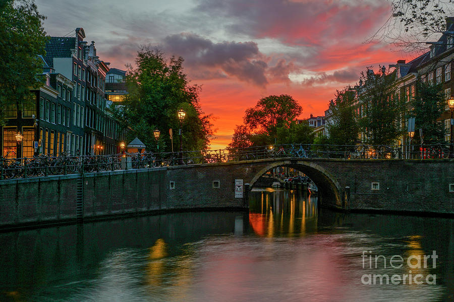 Vibrant Amsterdam Morning Photograph by Brian Kamprath