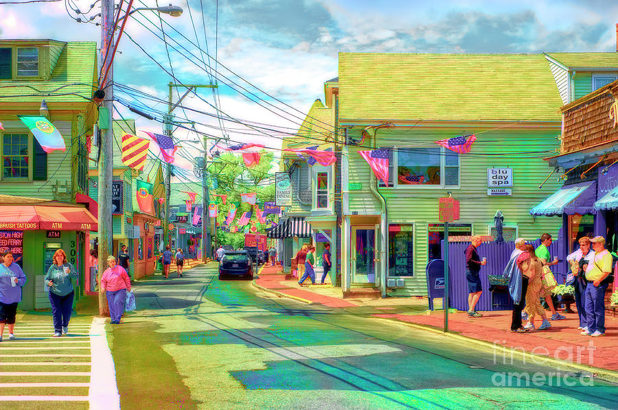 Vibrant Provincetown Massachusetts Photograph by Jack Torcello
