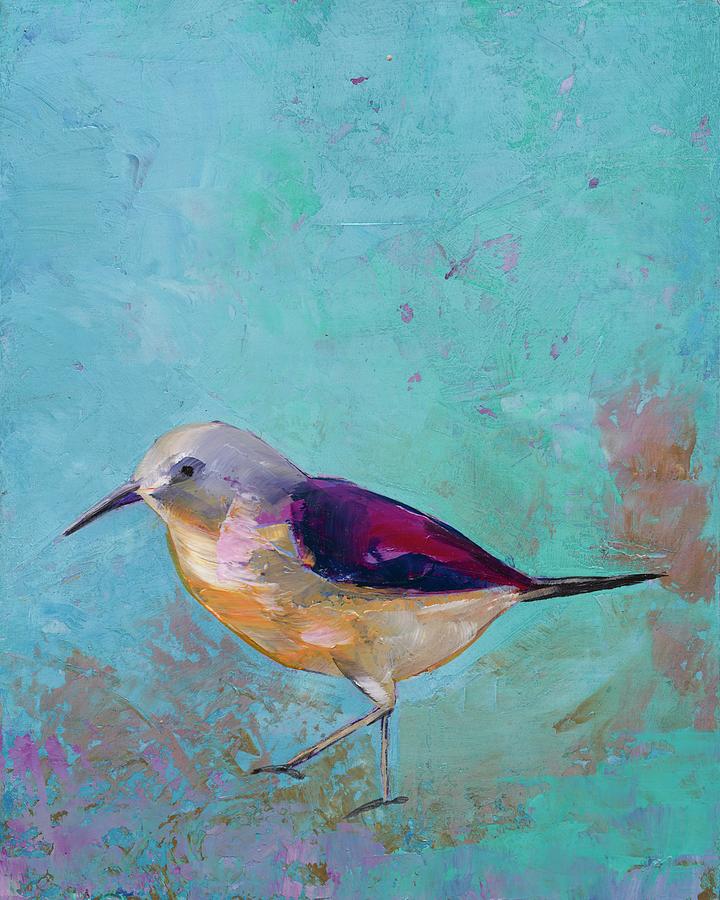 Animal Painting - Vibrant Shorebird I by Mehmet Altug