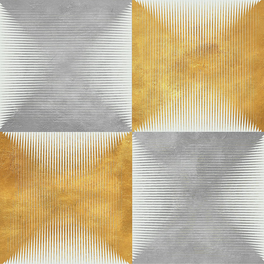 Pattern Digital Art - Vibrant Squares by Sd Graphics Studio