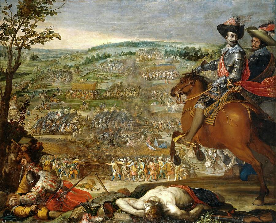 Vicente Carducho / Victory of Fleurus, 1634, Spanish School, Oil on canvas. CORDOBA GONZALO DE. Painting by Vincenzo Carducci -c 1576-1638-