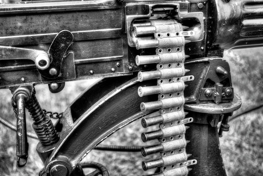 Vickers Machine Gun Ammunition Belt Photograph