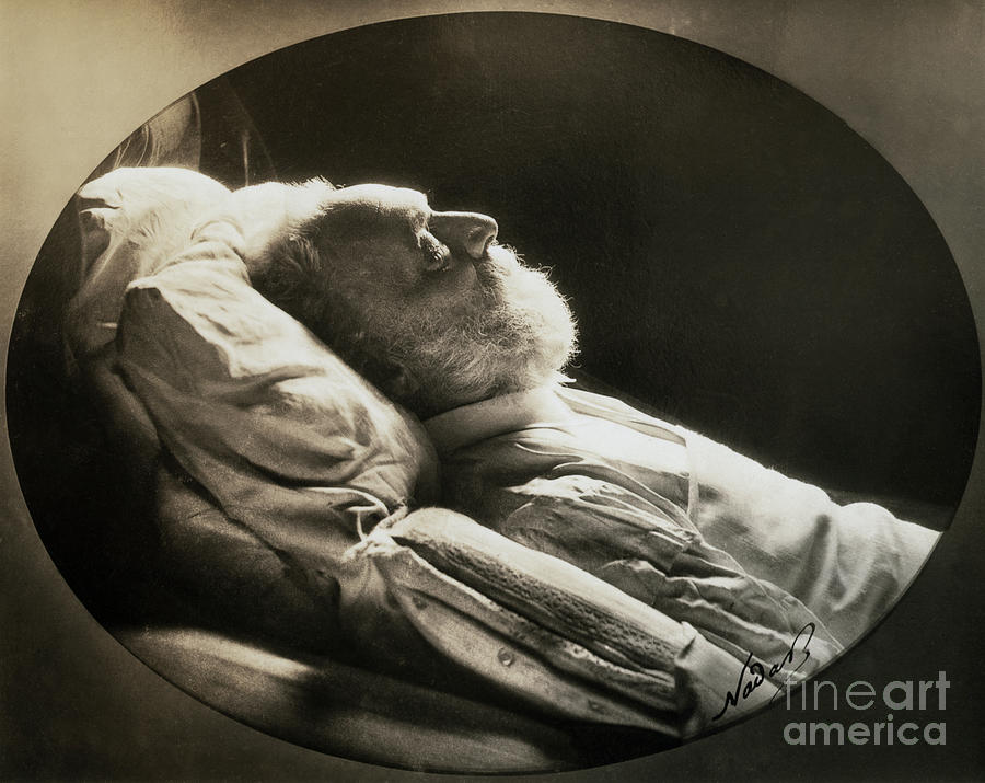 Victor Hugo On His Deathbed Photograph by Bettmann