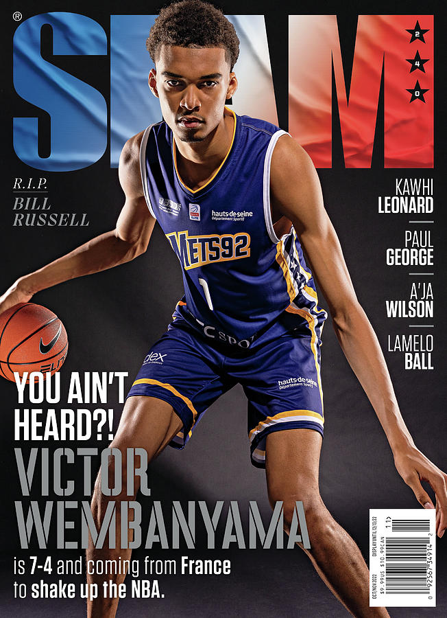 Victor Wembanyama: You Aint Heard?! SLAM Cover Photograph by Kevin Couliau