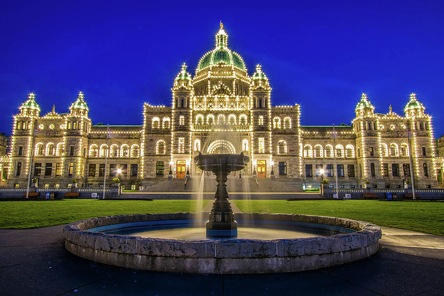 Victoria B.C. Parliament Building Photograph by Jordan Hill