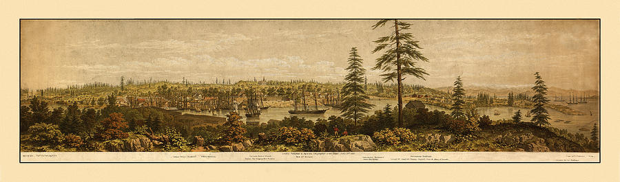 Victoria British Columbia 1860 Photograph by Andrew Fare