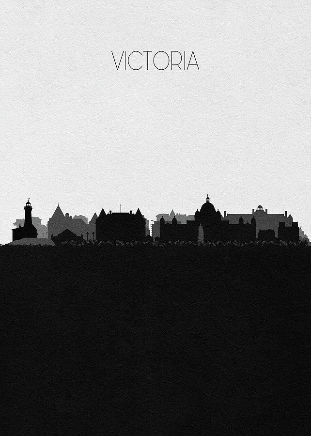 Victoria Cityscape Art Digital Art by Inspirowl Design
