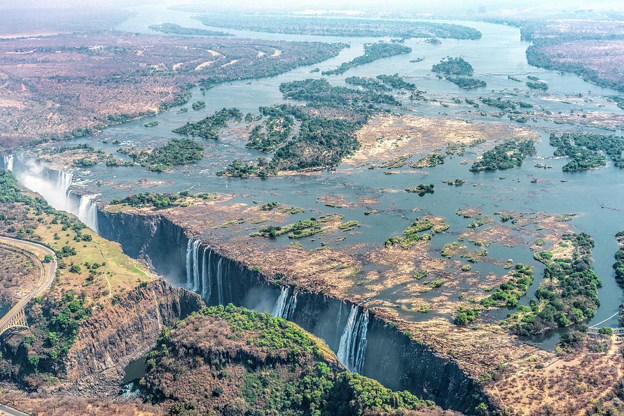 Victoria Falls from Above 2 Photograph by Betty Eich