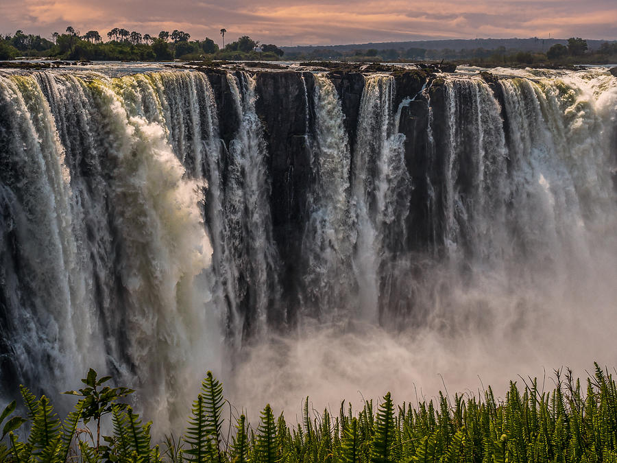 Fall Photograph - Victoria Falls - Main Waterfalls by Ilona Rosenkrancov